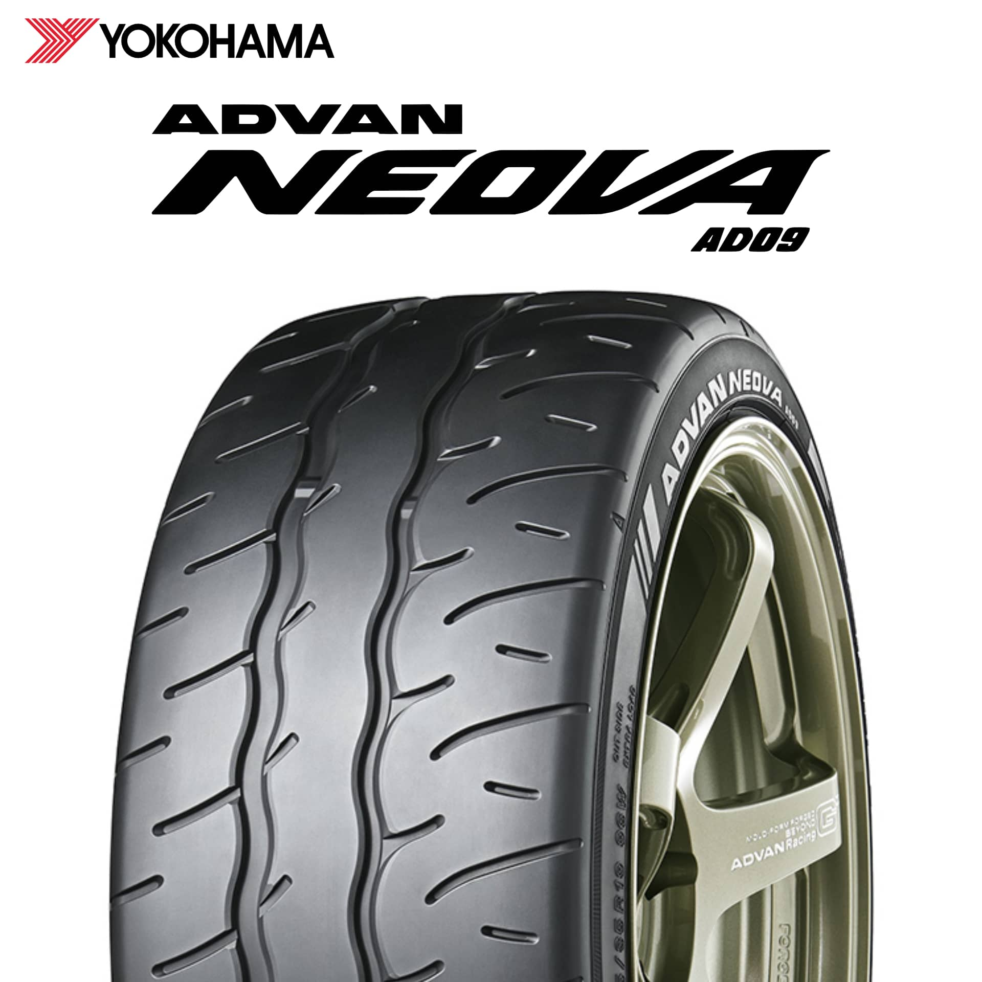 23年製 日本製 225/50R17 98W XL ヨコハマタイヤ ADVAN NEOVA AD09 (アドバン ネオバAD09) 17インチ 新品  | プレミアムタイヤ専門 通販サイト ｜ TIRE Wheel PREMIUM (タイヤ ホイール プレミアム)