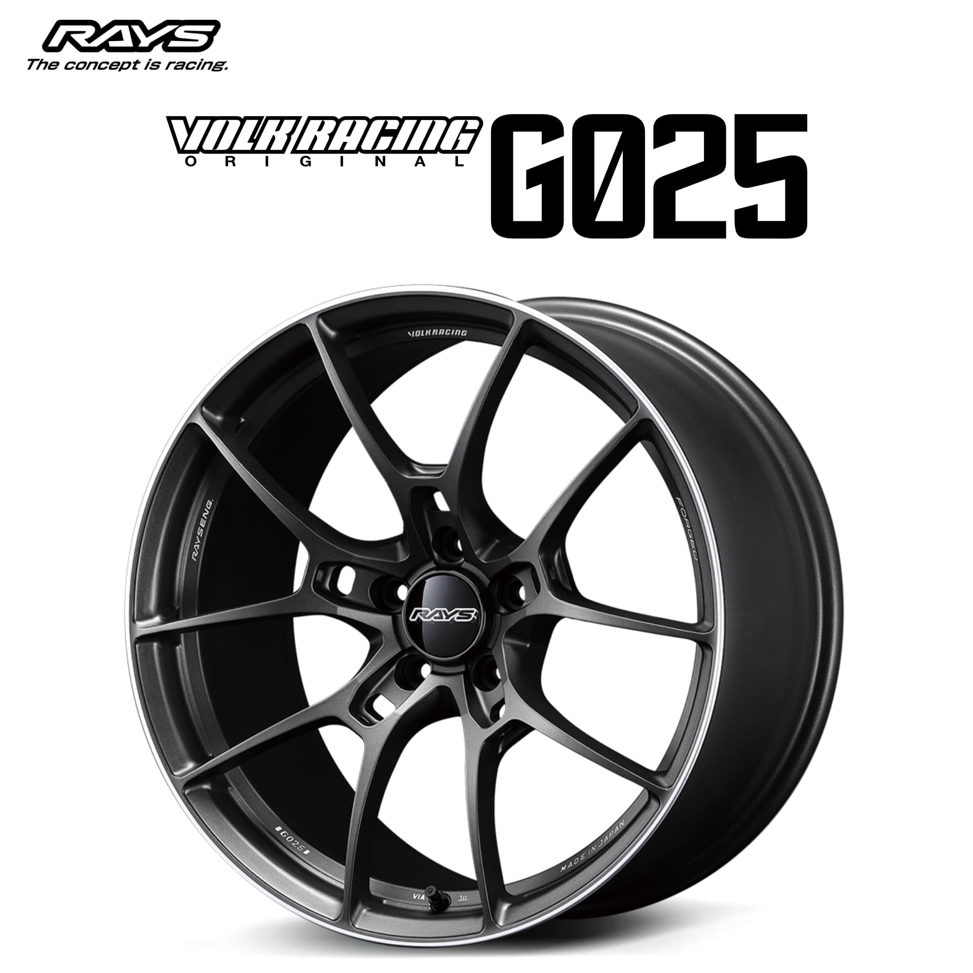 ホイール単品 1台分 RAYS VOLK RACING G025（レイズ ボルクレーシング G025）18インチ 9.5J +45 5H 120  FACE-3 ホンダ シビック TYPE R 新品 即日配送可能 | プレミアムタイヤ専門 通販サイト ｜ TIRE Wheel PREMIUM  (タイヤ ホイール プレミアム)