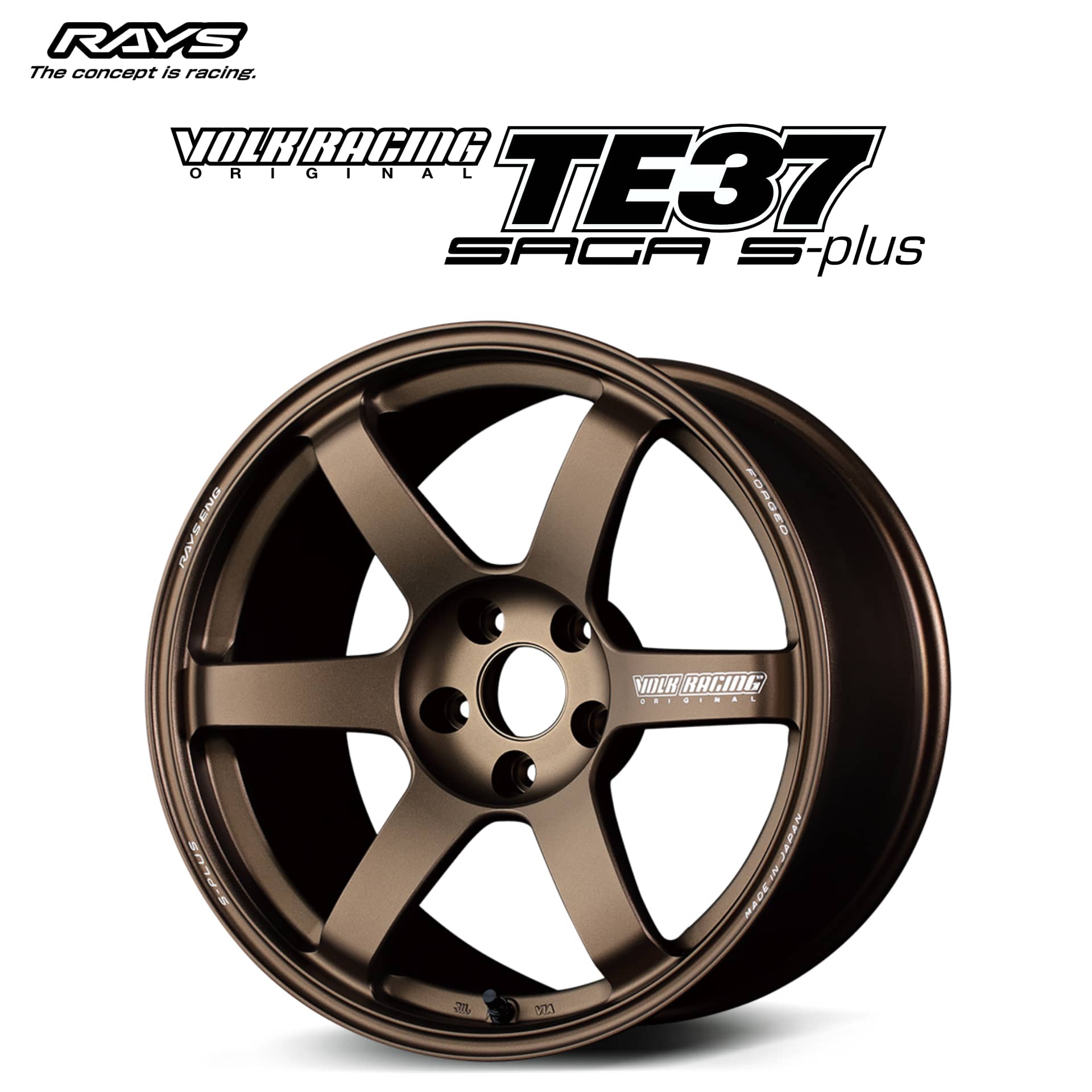 ホイール単品 1台分 RAYS VOLK RACING TE37 SAGA S-plus（レイズ ボルクレーシング TE37 サーガ Sプラス）18 インチ 9.5J +43 5H 100 FACE-3 トヨタ 86 新品 即日配送可能 | プレミアムタイヤ専門 通販サイト ｜ TIRE Wheel  PREMIUM (タイヤ ホイール プレミアム)