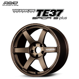 ホイール単品 1台分 RAYS VOLK RACING TE37 SAGA S-plus（レイズ ボルクレーシング TE37 サーガ Sプラス）18インチ 9.5J +43 5H 100 FACE-3 トヨタ 86 新品  即日配送可能